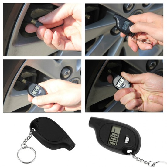 Air Pressure Digital Mini Gauge Keyring Air Pressure Digital Mini Gauge Keyring