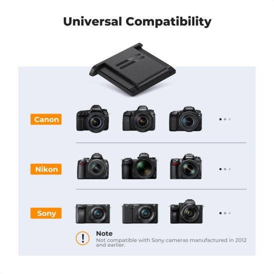 K&F Concept 6-in-1 Professional Camera Cleaning Kit with Hot Shoe Cover