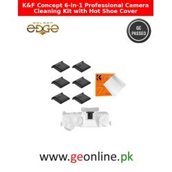 K&F Concept 6-in-1 Professional Camera Cleaning Kit with Hot Shoe Cover