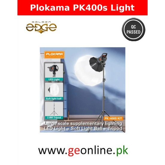 Plokama PK-400S Light with Octa Softbox and Stand Full Kit 2700K-6500K Plokama PK-400S Light with Octa Softbox and Stand Full Kit 2700K-6500K