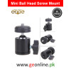 Mini Ball Head Screw Mount for DSLR Camera Tripod Ballhead Stand 14 360 Swivel - Metal