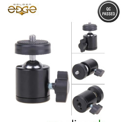Mini Ball Head Screw Mount for DSLR Camera Tripod Ballhead Stand 14 360 Swivel - Metal Mini Ball Head Screw Mount for DSLR Camera Tripod Ballhead Stand 14 360 Swivel - Metal