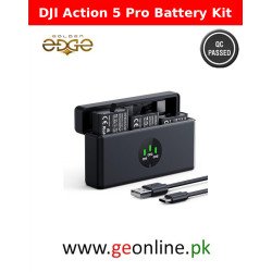 Battery DJI Action 5 Pro 4-in-1 Triple Battery Kit with 2100mAh Batteries & LCD Charger KF28.0127S1