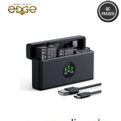 Battery DJI Action 5 Pro 4-in-1 Triple Battery Kit with 2100mAh Batteries & LCD Charger KF28.0127S1