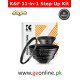 K&F Concept 11-in-1 Metal Step-Up Lens Filter Adapter Ring Kit (26mm to 82mm)