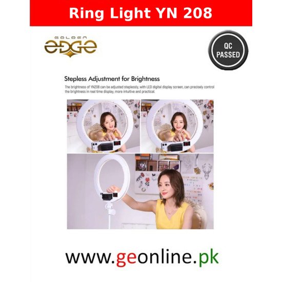 Ring Light YONGNUO YN 208 Bi-Color LED Video Light 14 Inch Ring Light YONGNUO YN 208 Bi-Color LED Video Light 14 Inch