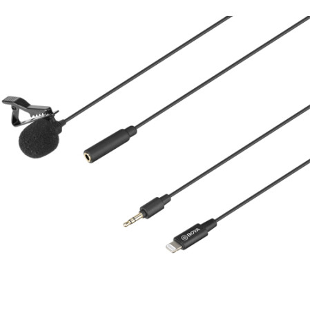 BOYA M2 Lavalier Microphone for iPhone – 3 Years Warranty | Geonline BOYA M2 Lavalier Microphone for iPhone – 3 Years Warranty | Geonline