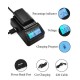 Ultra Fast ICON AC-VQ9001 EN-EL15a Charger For Nikon DSLR D750/D7500/D850/D810/D810A/D800/D800E/D7200/D500/D610/D600/1V1/Z6/Z7 MH-25 EN EL15