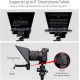 FEELWORLD TP2A 8" Portable Teleprompter for Up to 8" Smartphone Tablet Prompter Support Phone DSLR Camera