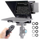 FEELWORLD TP2A 8" Portable Teleprompter for Up to 8" Smartphone Tablet Prompter Support Phone DSLR Camera