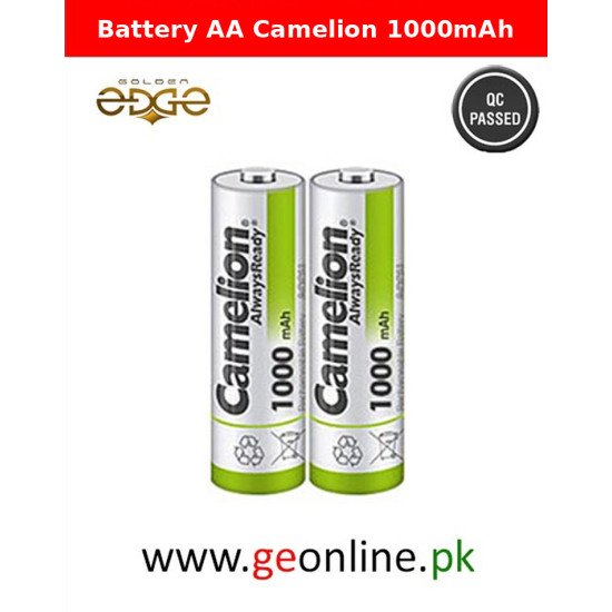 Battery AA Camelion 1000mAh 2Pc Battery AA Camelion 1000mAh 2Pc