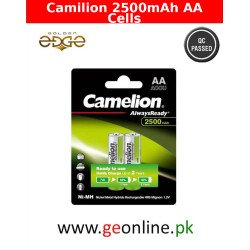 Camilion 2500mAh AA Rechargeable Battery 2Pc Green