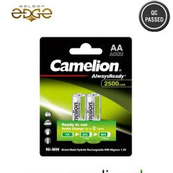 Camilion 2500mAh AA Rechargeable Battery 2Pc Green