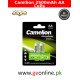Camilion 2500mAh AA Rechargeable Battery 2Pc Green
