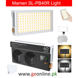 MAMEN Portable 40W RGB Fill Light Full-color Atmosphere Photography Light Custom Pocket Spotlight For Photography Volg Live