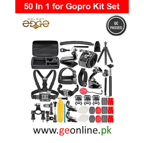 50 In 1 for Gopro Camera Outdoor Sports Bundle Kit Set Accessories