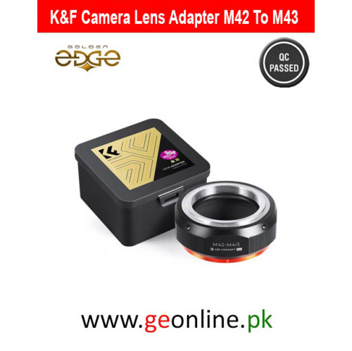 K&F Lens Adapter M42 To M43 Mount Camera with Matting Varnish Lens Mount Adapter K&F PRO KF06.441 K&F Lens Adapter M42 To M43 Mount Camera with Matting Varnish Lens Mount Adapter K&F PRO KF06.441