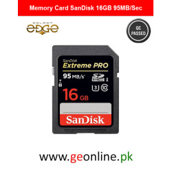 Memory Card SanDisk 16GB 95MB/Sec UHD Ultra HD 4K Memory Card SanDisk 16GB 95MB/Sec UHD Ultra HD 4K