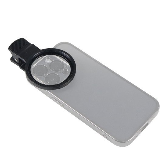 52mm Professional Phone Camera Lens Filter Ring Mount Clip for All Smartphones