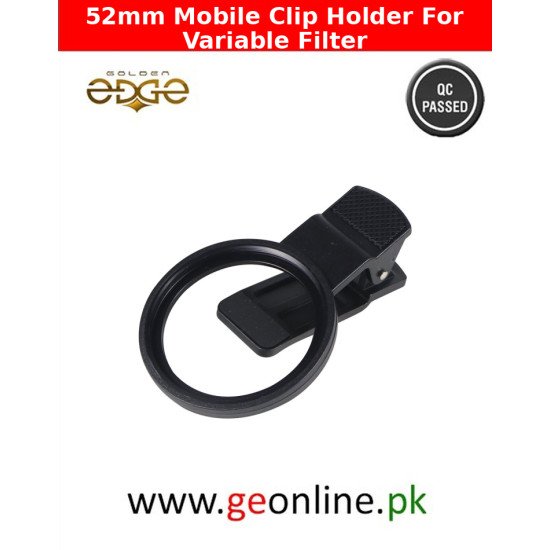 52mm Professional Phone Camera Lens Filter Ring Mount Clip for All Smartphones