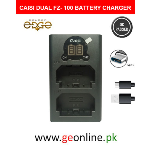 Type C Dual Caisi NP-FZ100 Charger For BC-QZ1