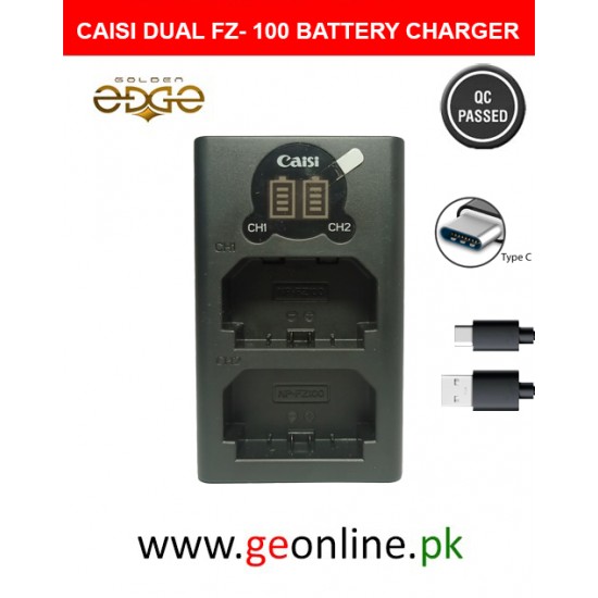 Type C Dual Caisi NP-FZ100 Charger For BC-QZ1