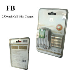 FB 2500mAh 4PCS Rechargeable AA Batteries with Charger FB 2500mAh 4PCS Rechargeable AA Batteries with Charger