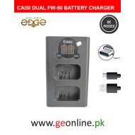 Caisi USB Dual FW-50 Charger for Sony A6400, A6300, A6000 & A6500