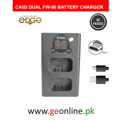 Caisi USB Dual FW-50 Charger for Sony A6400, A6300, A6000 & A6500 Caisi USB Dual FW-50 Charger for Sony A6400, A6300, A6000 & A6500