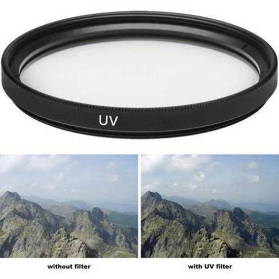 Lens Glass Protec Filter 52mm UV for Nikon 18-55mm VR, 18-55mm ED & More