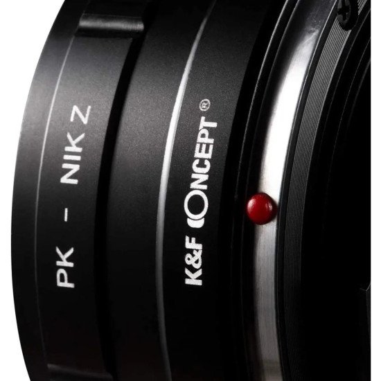 K&F Lens Adapter Pentax PK to Nikon Z Mount – KF06.368 K&F Lens Adapter Pentax PK to Nikon Z Mount – KF06.368