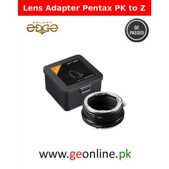 K&F Lens Adapter Pentax PK to Nikon Z Mount – KF06.368 K&F Lens Adapter Pentax PK to Nikon Z Mount – KF06.368