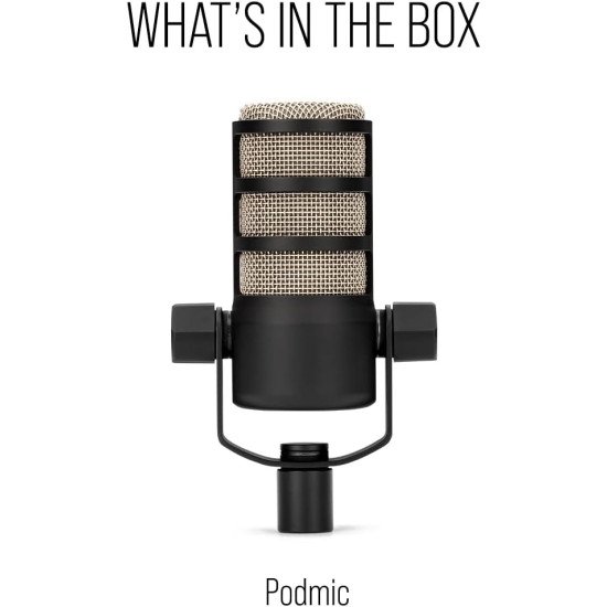 Rode PodMic Dynamic Podcasting Microphone Rode PodMic Dynamic Podcasting Microphone