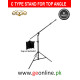 C Stand Type For Softbox Camera Top Angle