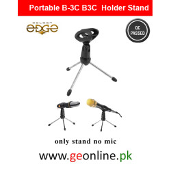 Portable B-3C B3C Folding Adjustable Desktop Handheld Mic Microphone Clip Holder Stand Tripod A-1