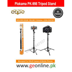 Plokama PK‑998 All‑in‑One Tripod Stand with Remote