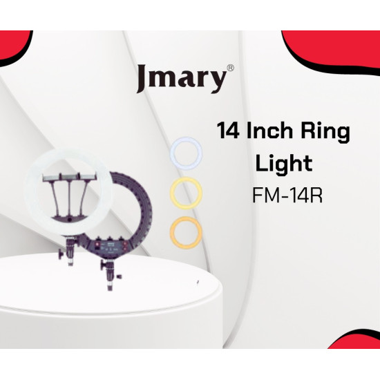 Jmary FM-14R – 34cm Professional Ring Light 14″ inches With Remote