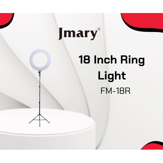 Jmary FM-18R Photography Makeup Studio Vlog 18inch Selfie Led Ring Light