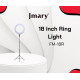 Jmary FM-18R Photography Makeup Studio Vlog 18inch Selfie Led Ring Light