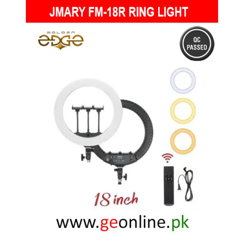 Jmary FM-18R 18 LED Ring Light for Photography & Makeup