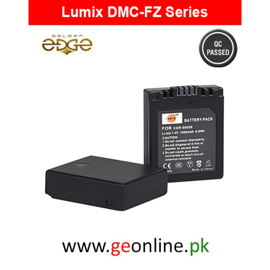 CGA-S002, CGA-S002A, CGA-S002E, CGR-S002, DMW-BM7, DMW-BMA7 for Lumix DMC-FZ Series