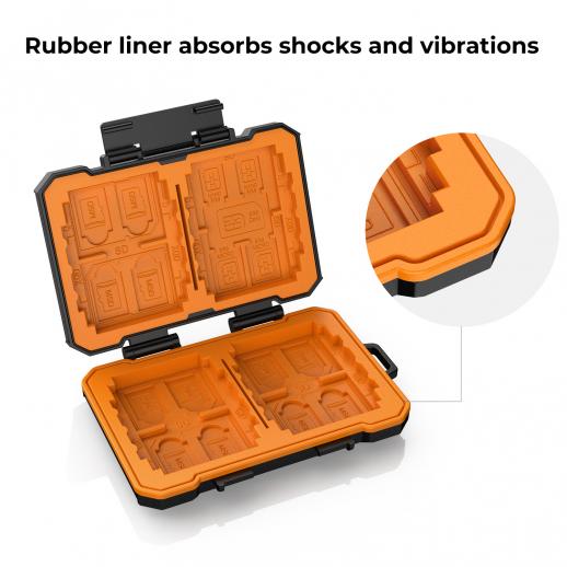 Memory Card Case Anti-Shock Carrying Case K&F KF31.080