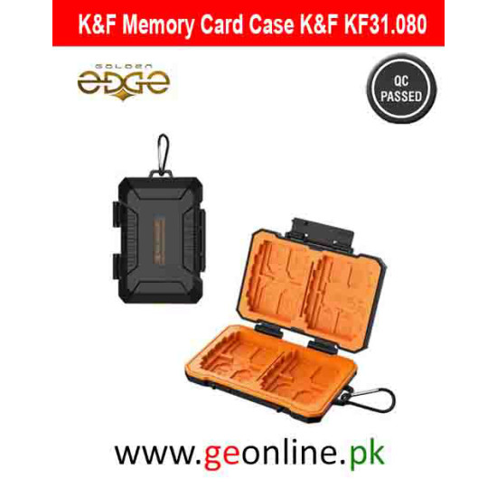 Memory Card Case Anti-Shock Carrying Case K&F KF31.080