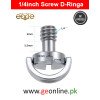 1/4 inch Screw D-Ring For Camera Quick Release Plate Baseplate Rig QR