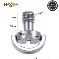 1/4 inch Screw D-Ring For Camera Quick Release Plate Baseplate Rig QR 1/4 inch Screw D-Ring For Camera Quick Release Plate Baseplate Rig QR