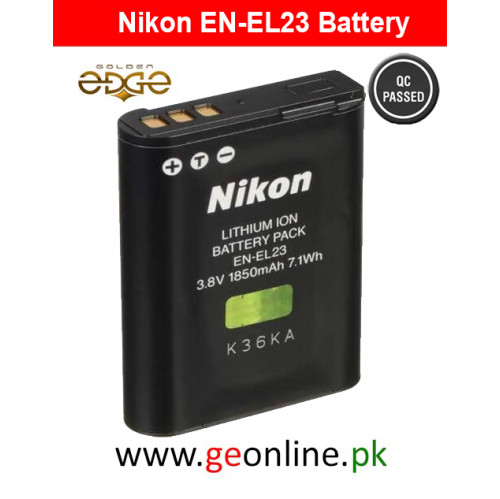 Replacement Nikon EN-EL23 Rechargeable Lithium-Ion Battery COOLPIX B700 P900 P600 P610 S810c MH-67P Replacement Nikon EN-EL23 Rechargeable Lithium-Ion Battery COOLPIX B700 P900 P600 P610 S810c MH-67P