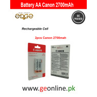 2PCS Batteries Canon AA Rechargeable batteries 2700 mAh