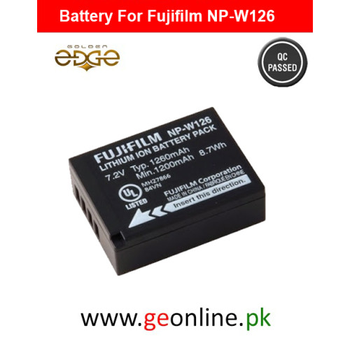 Fujifilm NP-W126 Battery | For X Series Digital Cameras Fujifilm NP-W126 Battery | For X Series Digital Cameras
