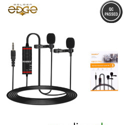 Mamen KM-D1 Pro Clip-on Lavalier Dual Microphone 3.5mm Plug Mamen KM-D1 Pro Clip-on Lavalier Dual Microphone 3.5mm Plug