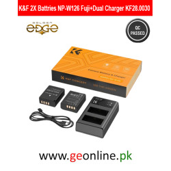 K&F 2X Battries NP-W126 Fuji+Dual Charger K&F KF28.0030